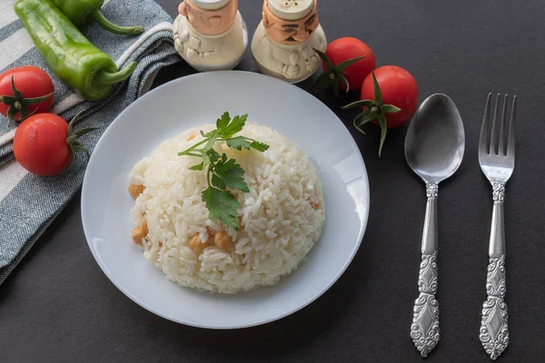 Traditional Delicious Turkish Food Turkish Style Rice Pilaf Turkish Name — Stock Photo, Image