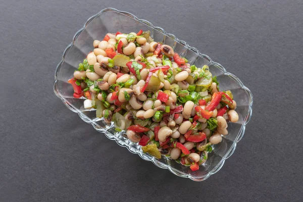 Dried Cowpea Salad One Traditional Dishes Turkish Appetizers — Zdjęcie stockowe