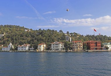 İstanbul 'da bir semt olan Cengelkoy' un İstanbul 'dan görünüşü.