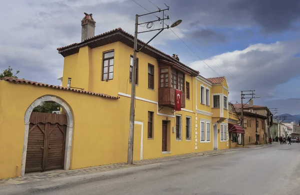 Turquía Milas Casas Construidas Siglo Xix Entrada Las Casas Dos — Foto de Stock