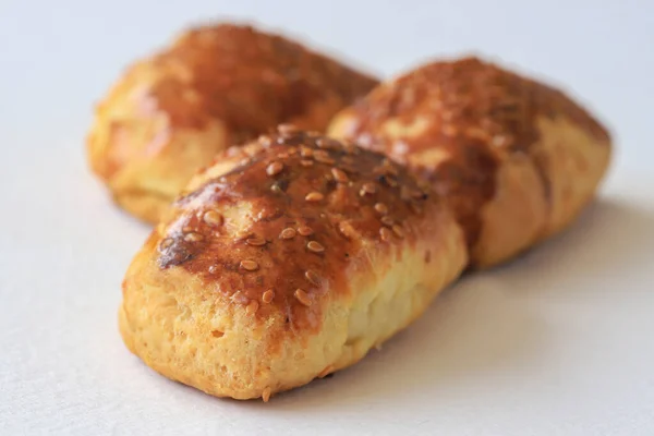 Tarte Aux Pommes Terre Sésame Graines Noires — Photo