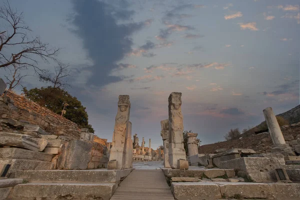 Selcuk Izmir Turecko Heraklova Brána Starobylém Městě Efesus — Stock fotografie