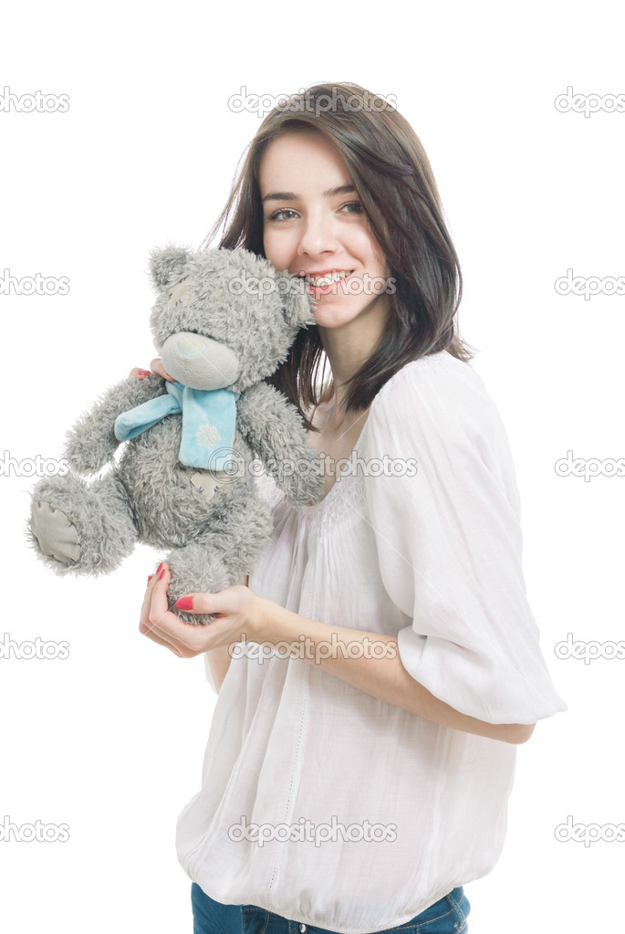 small gray teddy bear