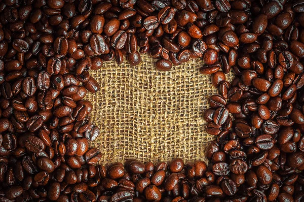 Рамка для кофе — стоковое фото