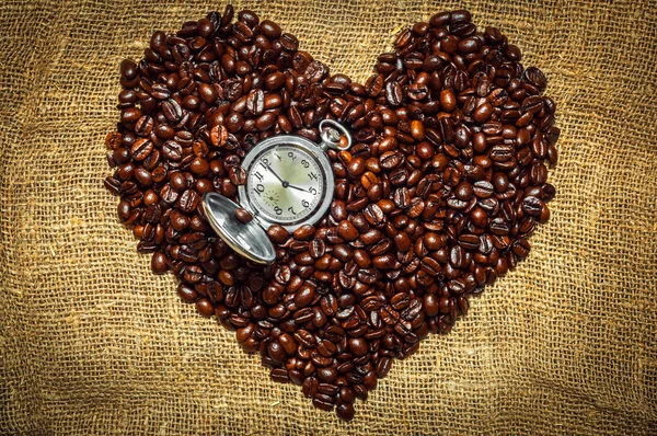 Coffee Heart — Stock Photo, Image