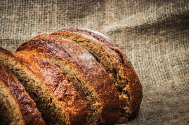 yakın çekim natürmort ekmek ile