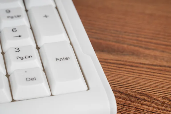 Keyboard on the desk — Stock Photo, Image