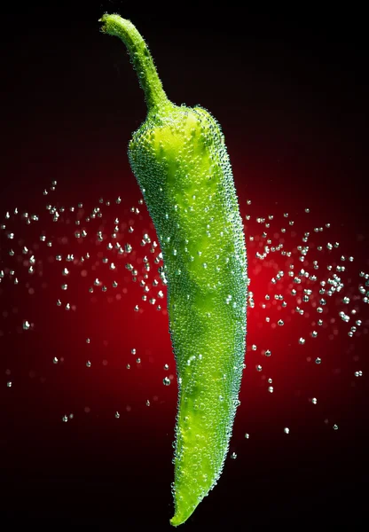 Close-up of a green pepper — Stock Photo, Image