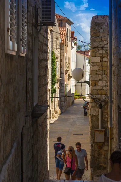 Croatia , Rab City narrow streets — Stock Photo, Image