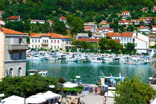 Kroatien, rab city harbour — Stockfoto