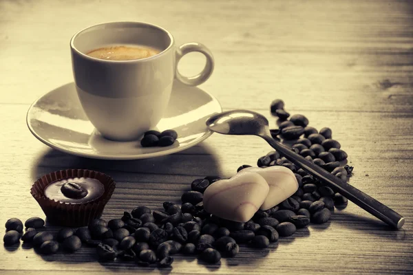 Cosy morning coffee — Stock Photo, Image