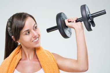 Fitness kadınlar halter