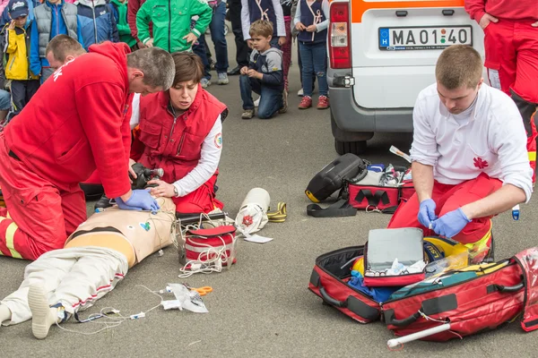 Air Ambulance presentation day — Stock Photo, Image