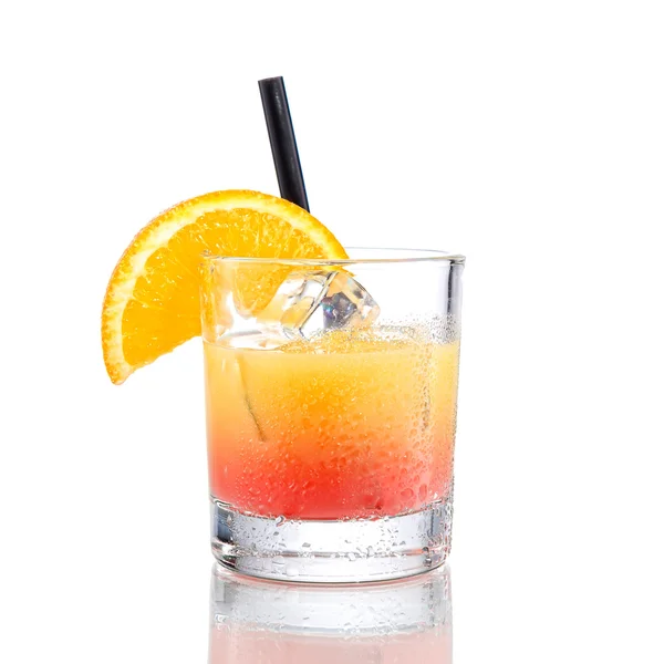 金巴利橙汁调配的鸡尾酒 — 图库照片