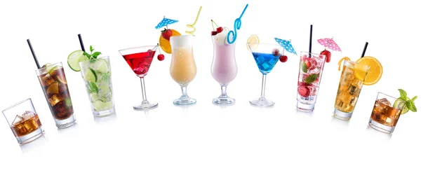 Cocktail mix välvda form — Stockfoto