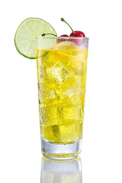Cocktail longo amarelo — Fotografia de Stock