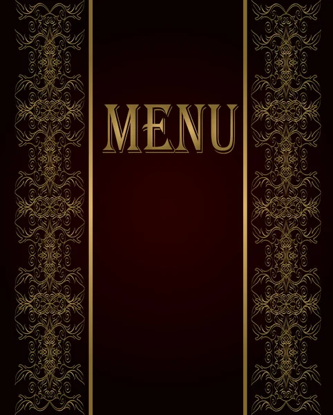 Menu design vintage — Image vectorielle