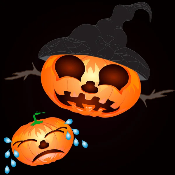 Halloweenpumpa — Stock vektor