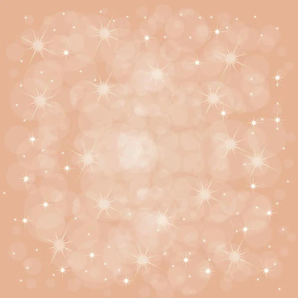 Rosa jul bakgrund med stjärnor — Stock vektor