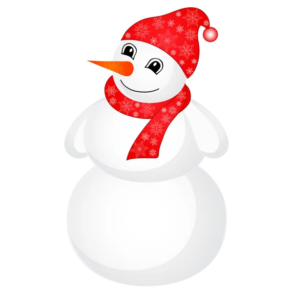 Snowman — Stock Vector