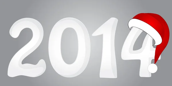 Feliz Año Nuevo 2014 — Vector de stock