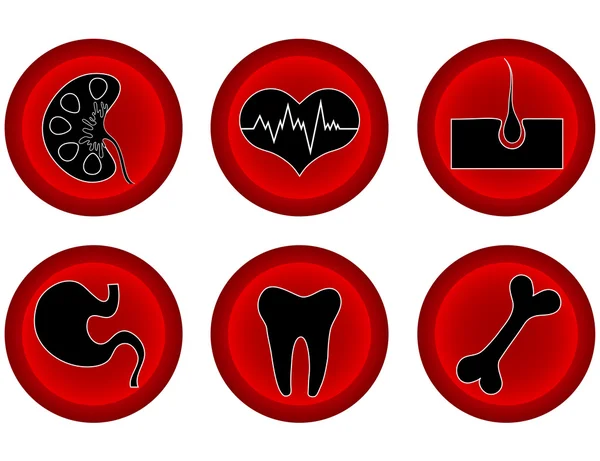 Icônes médicales — Image vectorielle