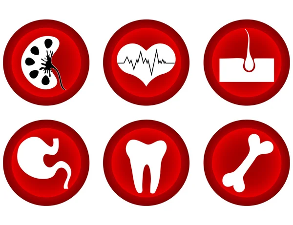 Icônes médicales — Image vectorielle