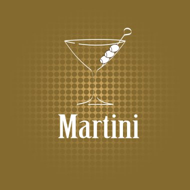 Martini cam tasarımı menü arka plan