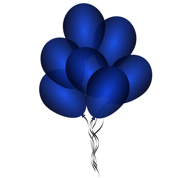 Beyaz arkaplanda balonlar — Stok Vektör
