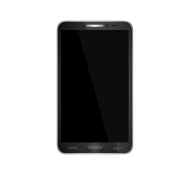 siyah cep telefonu