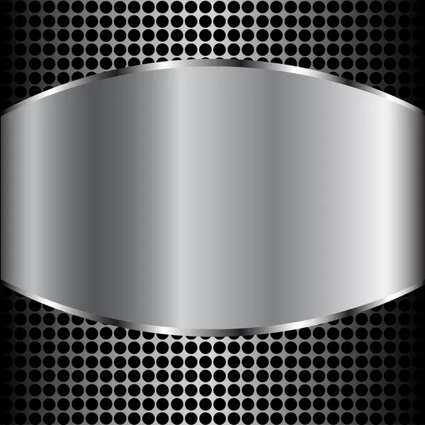 Metaal zilver abstracte achtergrond — Stockvector