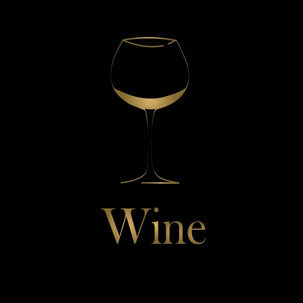 Verre à vin — Image vectorielle