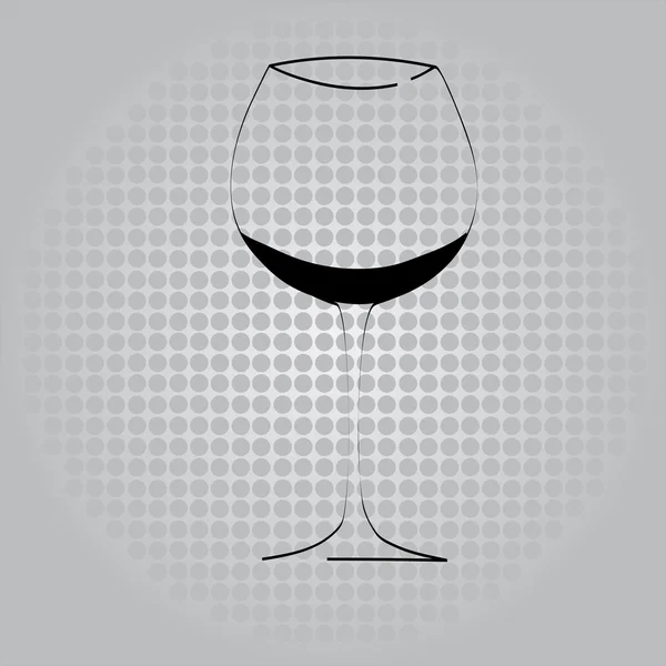 Şarap kadehi — Stok Vektör