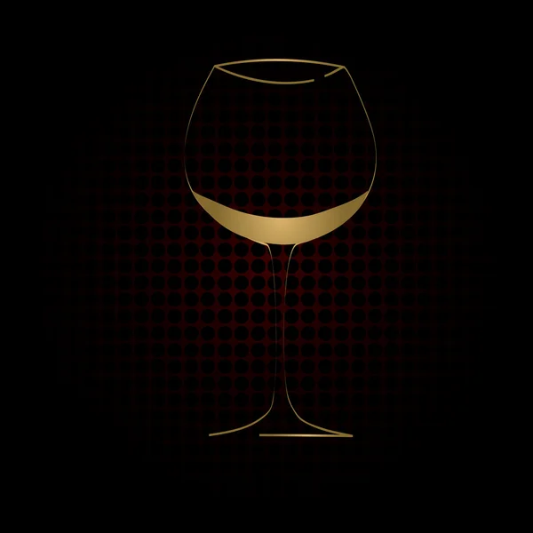 Wine glass — Stock Vector