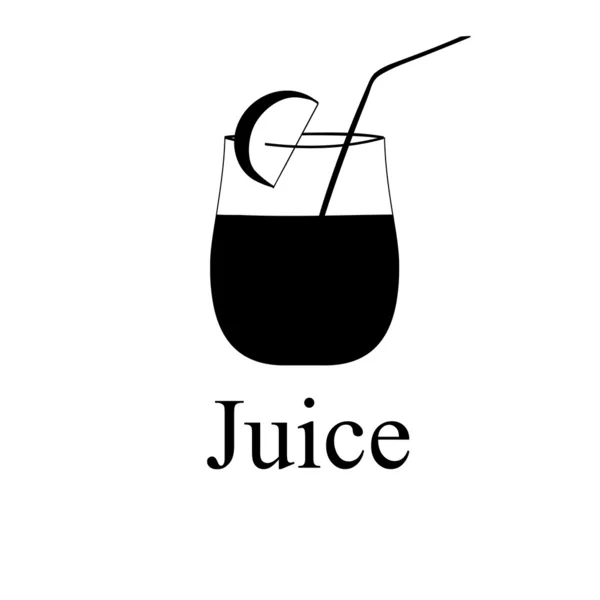 Fruit juice symbol — Stock Vector