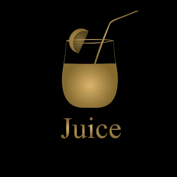 Fruit juice symbol — Stock Vector
