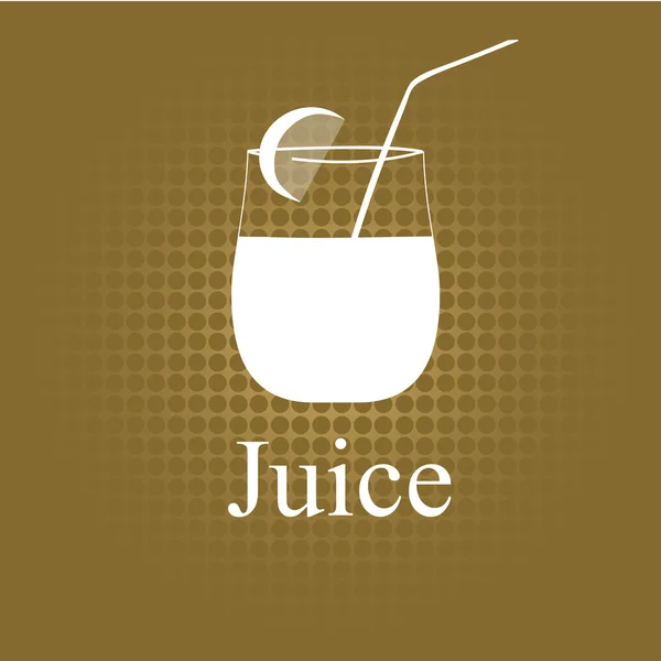 フルーツ ジュースのシンボル — ストックベクタ