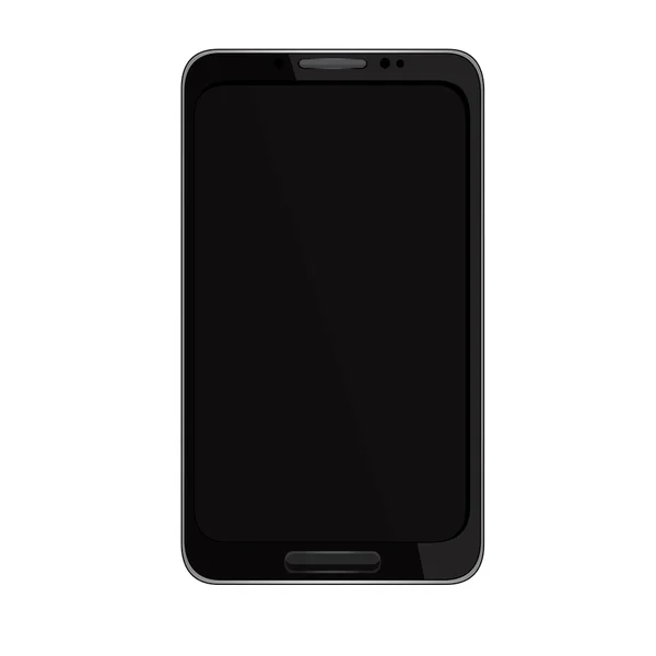 Black mobile phone — Stock Vector