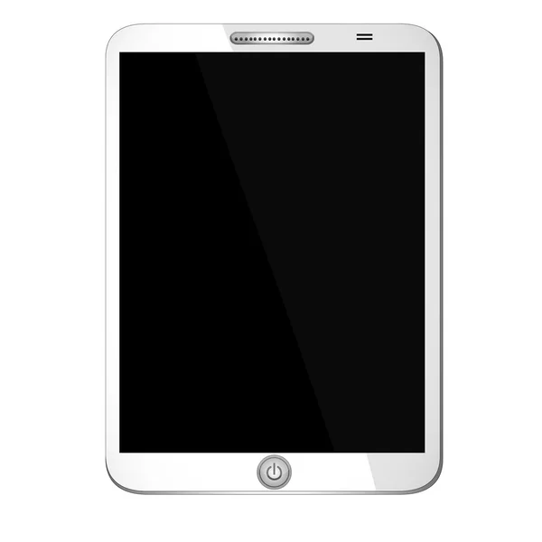 Tablet con schermo vuoto — Vettoriale Stock