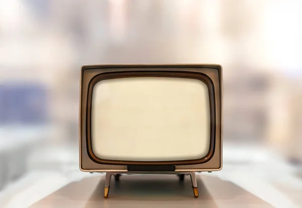 Grandma Retro Cathode Ray Television Monitor Designed Emphasize Analog Broadcast — Stock Photo, Image