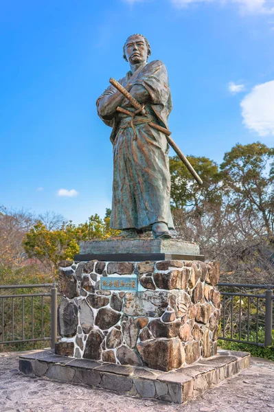 Нагасаки Кюсю Декабря 2021 Года Статуя Основателя Первой Японской Судоходной — стоковое фото