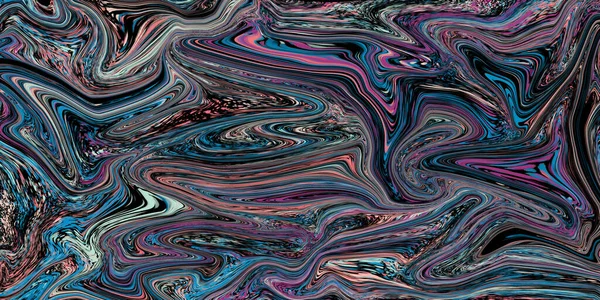 Línea Colores Abstractos Sobre Fondo Negro — Foto de Stock