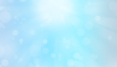 Mavi arkaplan resimlerinde beyaz ışık ve bokeh