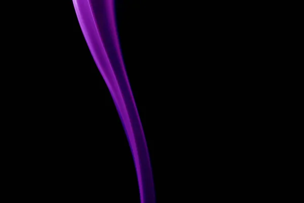 Purple Smoke Black Background — Stock Photo, Image