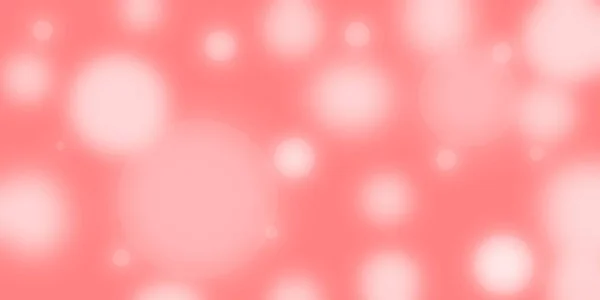 Abstract white bokeh on red color background illustration