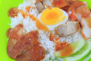 kavrulmuş domuz 1 pirinç