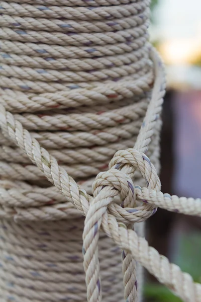 Closeup roll of rope — Stock Photo, Image