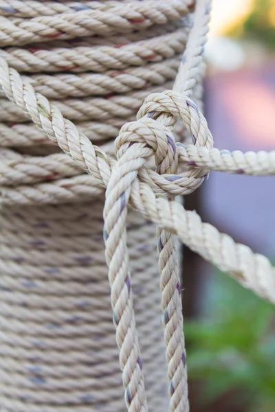 Closeup roll of rope — Stock Photo, Image