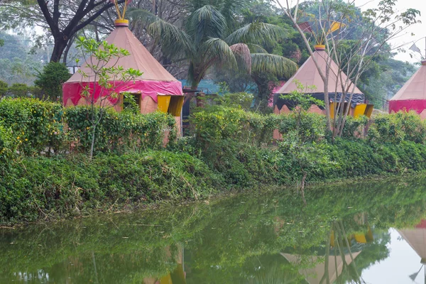 Indian camp — Stock Photo, Image