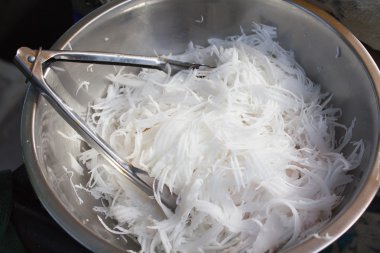 yemek pişirmek için Hindistan cevizi paçavra